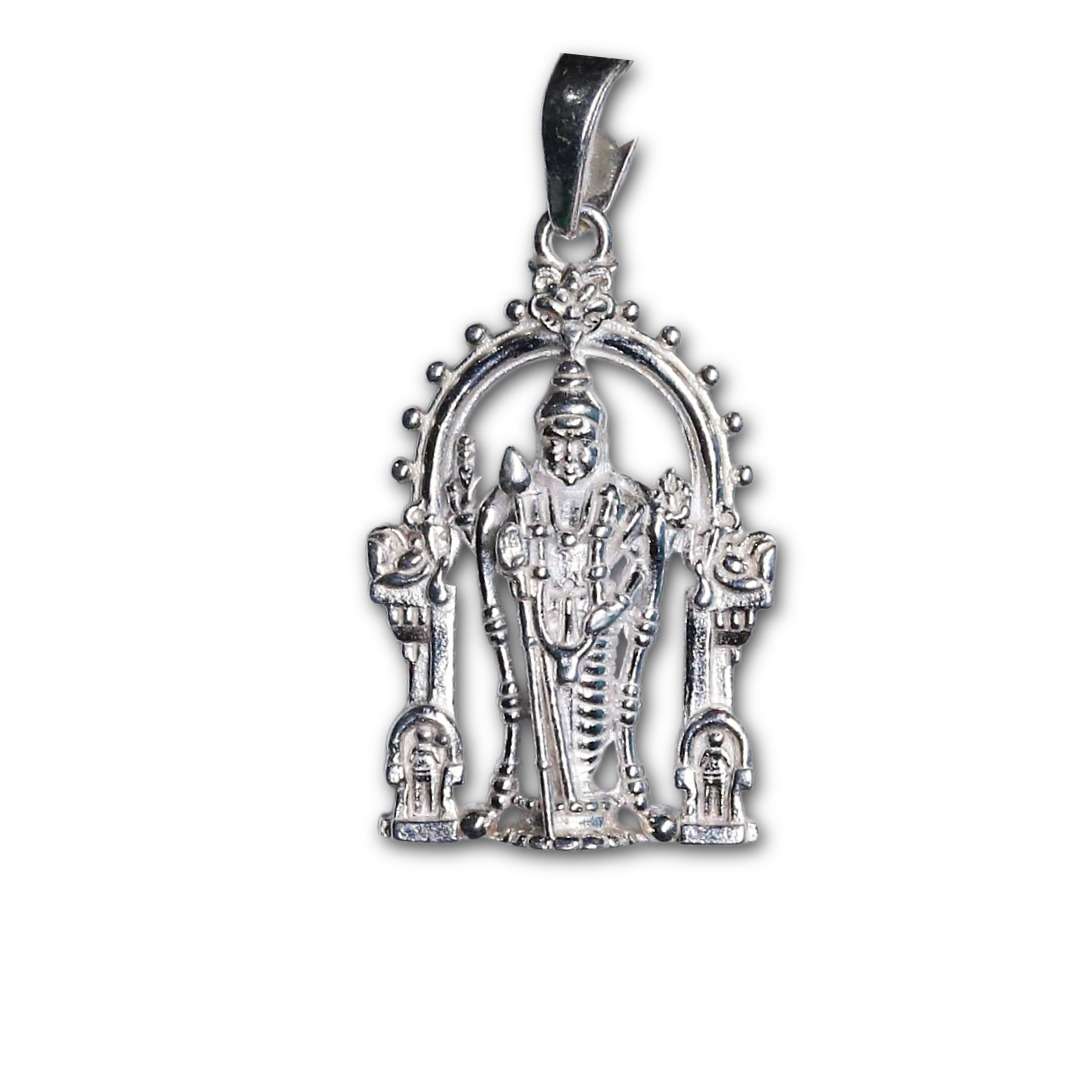 Lord Murugan God Locket (CODE: VSNCGL024), God Locket, 925 Sterling Silver.