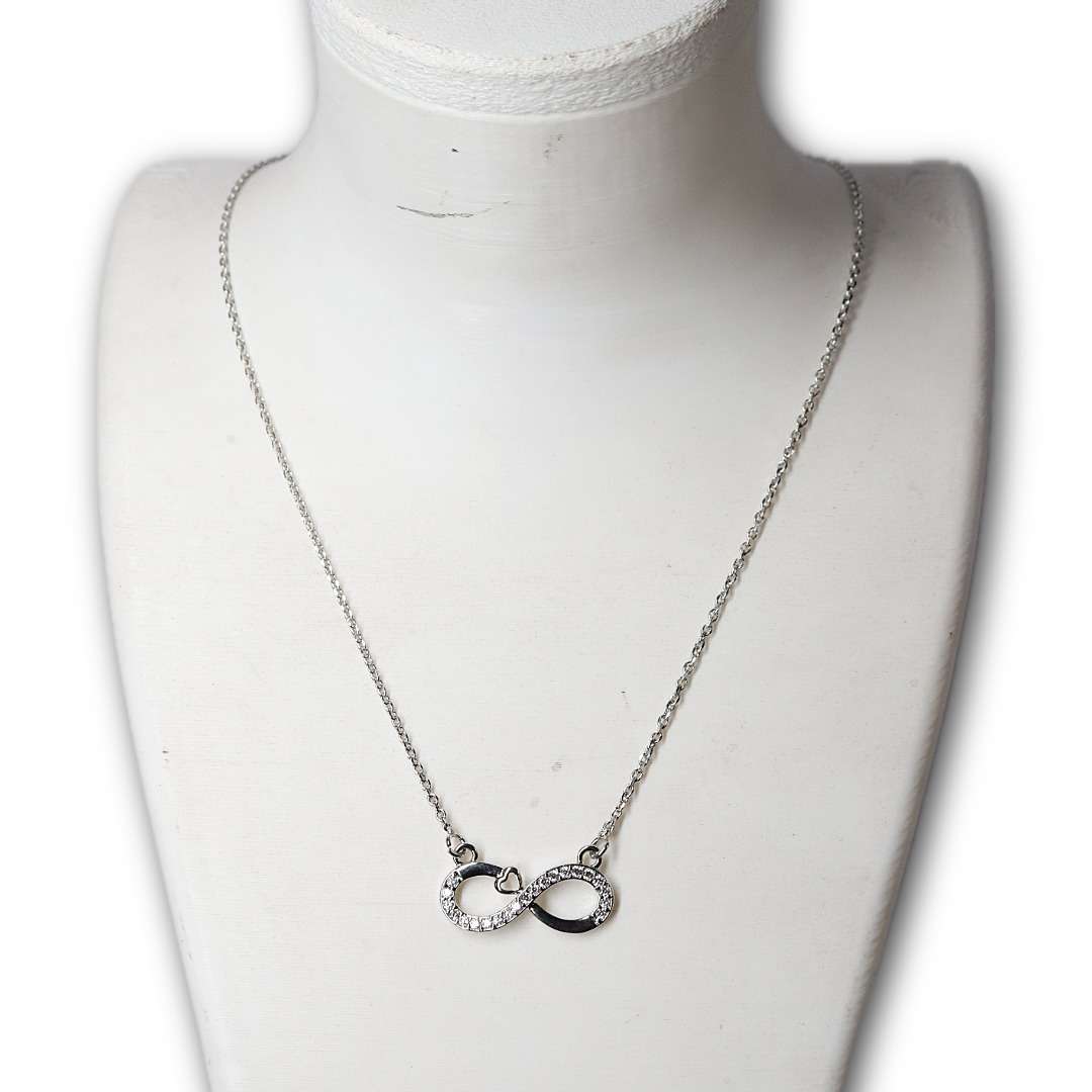 Silver Chain And Locket Set for girls (CODE: VSNCSCS035), 925 Sterling silver. - Image 2