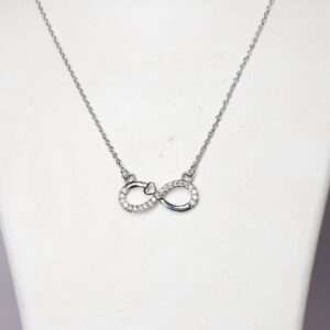 Silver Chain And Locket Set for girls (CODE: VSNCSCS035), 925 Sterling silver.