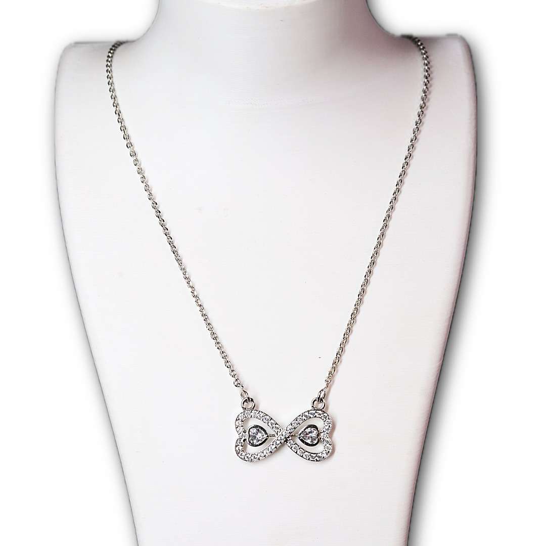 Silver Chain And Locket Set for girls (CODE: VSNCSCS034), 925 Sterling silver. - Image 2