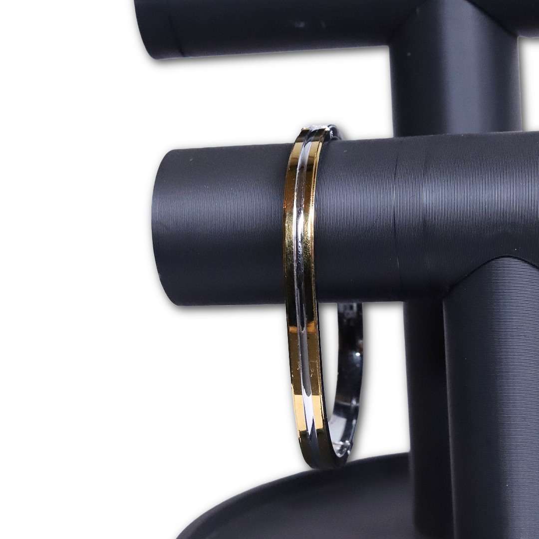 Men’s Gold Plated Kada, (VSNCMK033), 925 sterling Silver. - Image 2