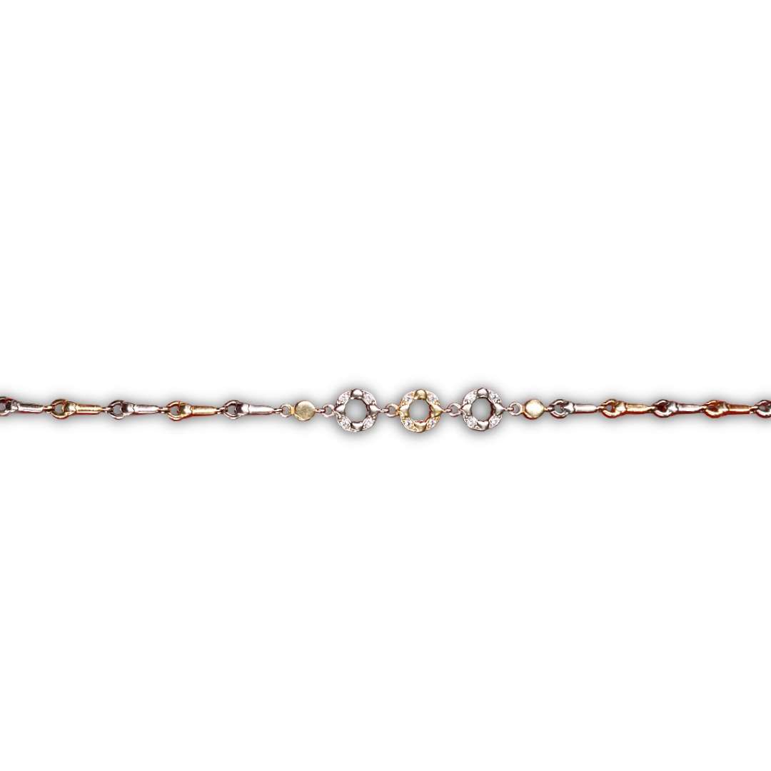Gold Plated Bracelet for girls (CODE: VSNCGPB001), Bracelet Fancy, 925 sterling silver.