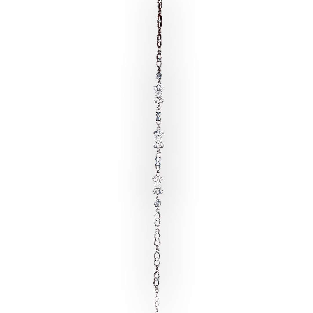 Stoned Bracelet for girls ,(CODE:VSNCGSB009),925 Sterling silver - Image 2