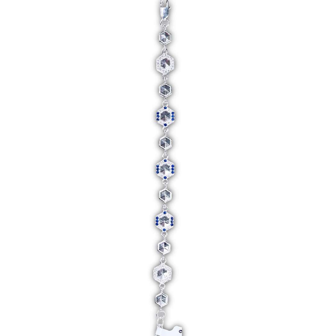 Stoned Bracelet for girls ,(CODE:VSNCGSB017),S800 silver - Image 2