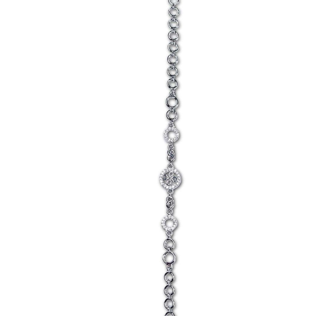 Stoned Bracelet for girls ,(CODE:VSNCGSB020),S800 silver