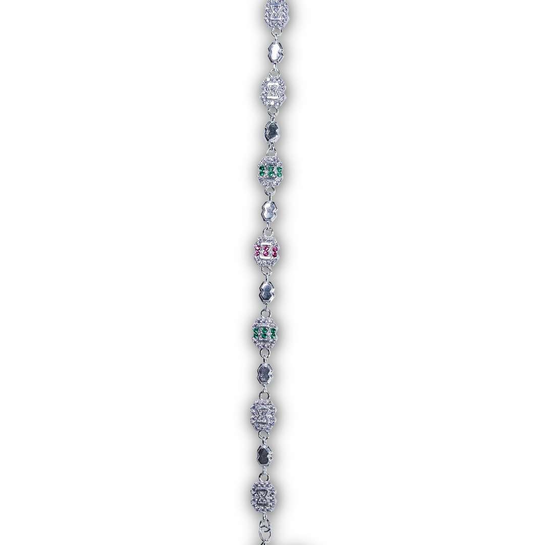 Stoned Bracelet for girls ,(CODE:VSNCGSB012),S800 silver - Image 2