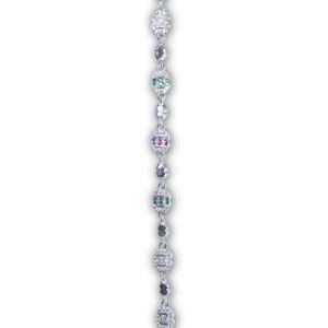 Stoned Bracelet for girls ,(CODE:VSNCGSB012),S800 silver