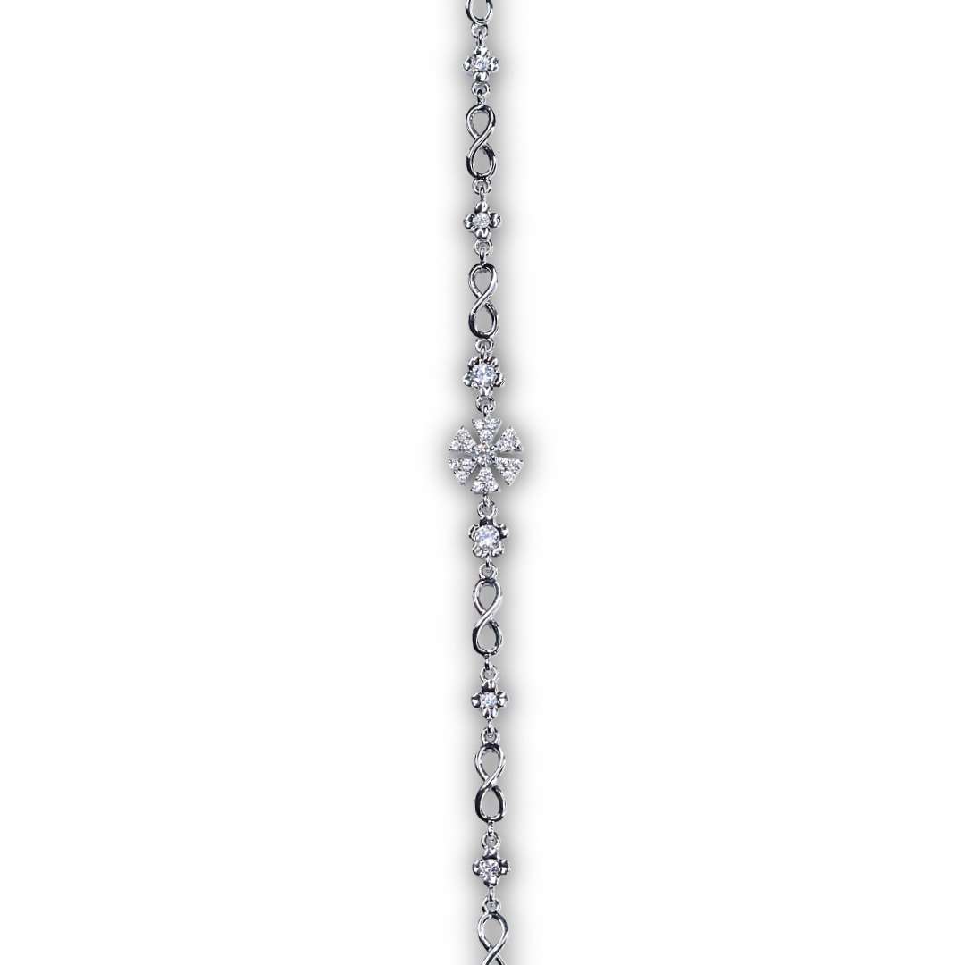 Stoned Bracelet for girls ,(CODE:VSNCGSB018),S800 silver