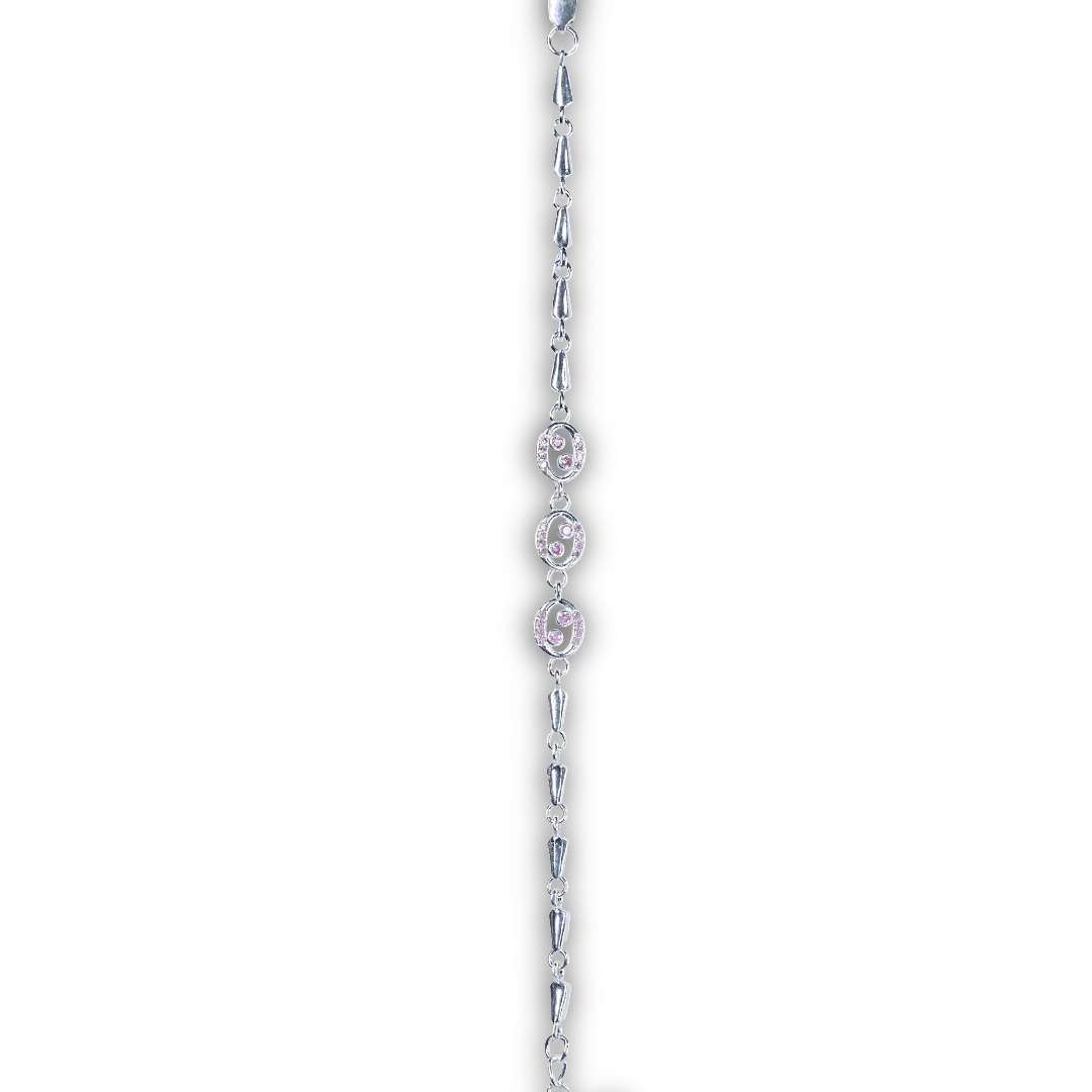 Stoned Bracelet for girls ,(CODE:VSNCGSB013),S800 silver - Image 2