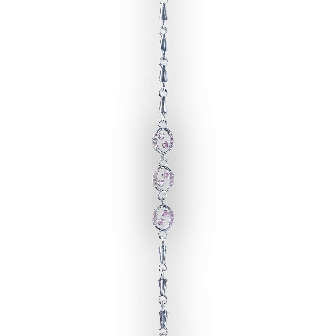 Stoned Bracelet for girls ,(CODE:VSNCGSB013),S800 silver