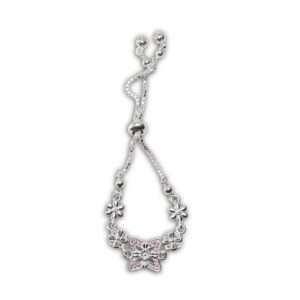 Silver Adjustable Bracelet for girls (CODE: VSNCSADJ007), 925 Sterling Silver.