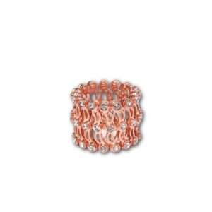 Rose Gold  Ring + Bracelet, (CODE: VSNCCB004), 925 Sterling silver.