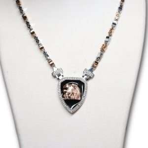 Men’s Chain set ,Rose Gold Plated,(CODE :VSNCMC002)S800 Silver