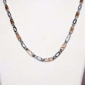 Men’s Chain ,RoseGold Plated,(CODE:VSNCMC036),S800 Silver