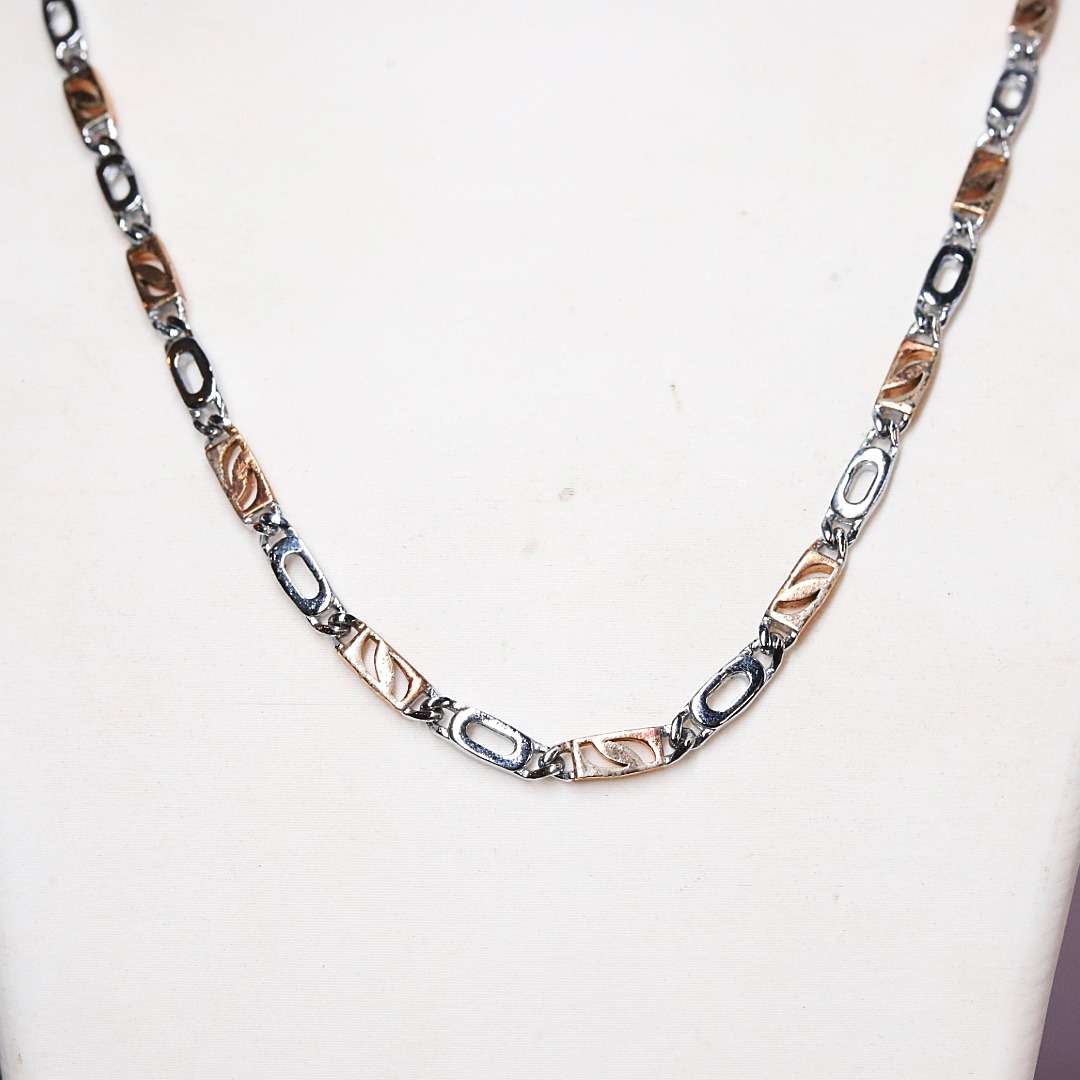 Men’s Chain ,RoseGold Plated,(CODE:VSNCMC036),S800 Silver