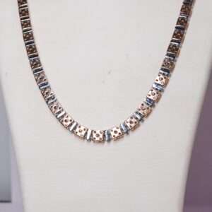 Men’s Chain ,Rose Gold Plated,(CODE:VSNCMC049),S800 Silver