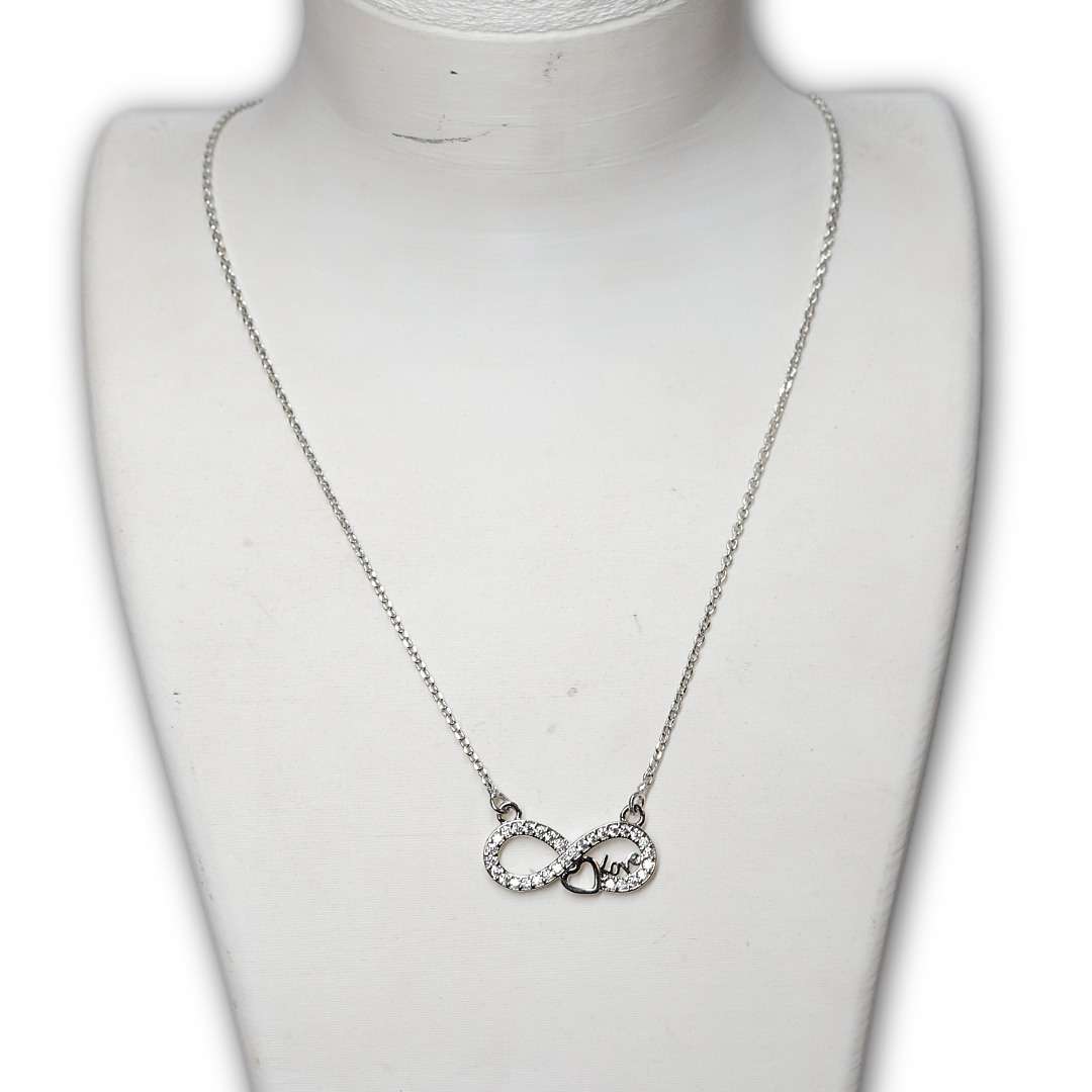 Silver Chain And Locket Set for girls (CODE: VSNCSCS036), 925 Sterling silver. - Image 2