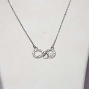 Silver Chain And Locket Set for girls (CODE: VSNCSCS036), 925 Sterling silver.