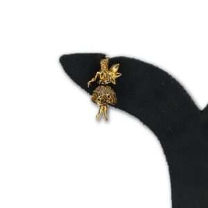 Gold Plated Jhumki (CODE: VSNCGPJ019),925 Sterling silver.