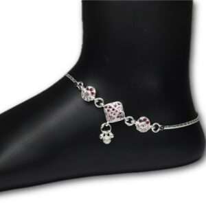 Womens Antique Leg Chain, CODE (VSNCLC039), 925 Sterling silver