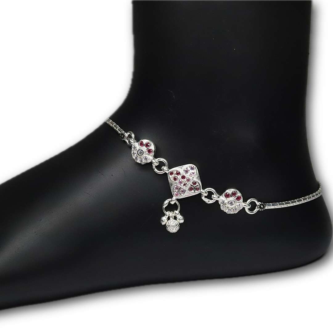 Womens Antique Leg Chain, CODE (VSNCLC039), 925 Sterling silver
