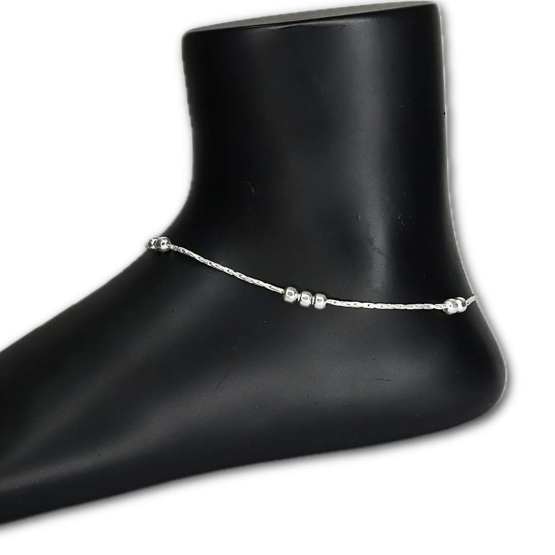 Womens Hanging Leg Chain, CODE (VSNCLC044), 925 Sterling silver.