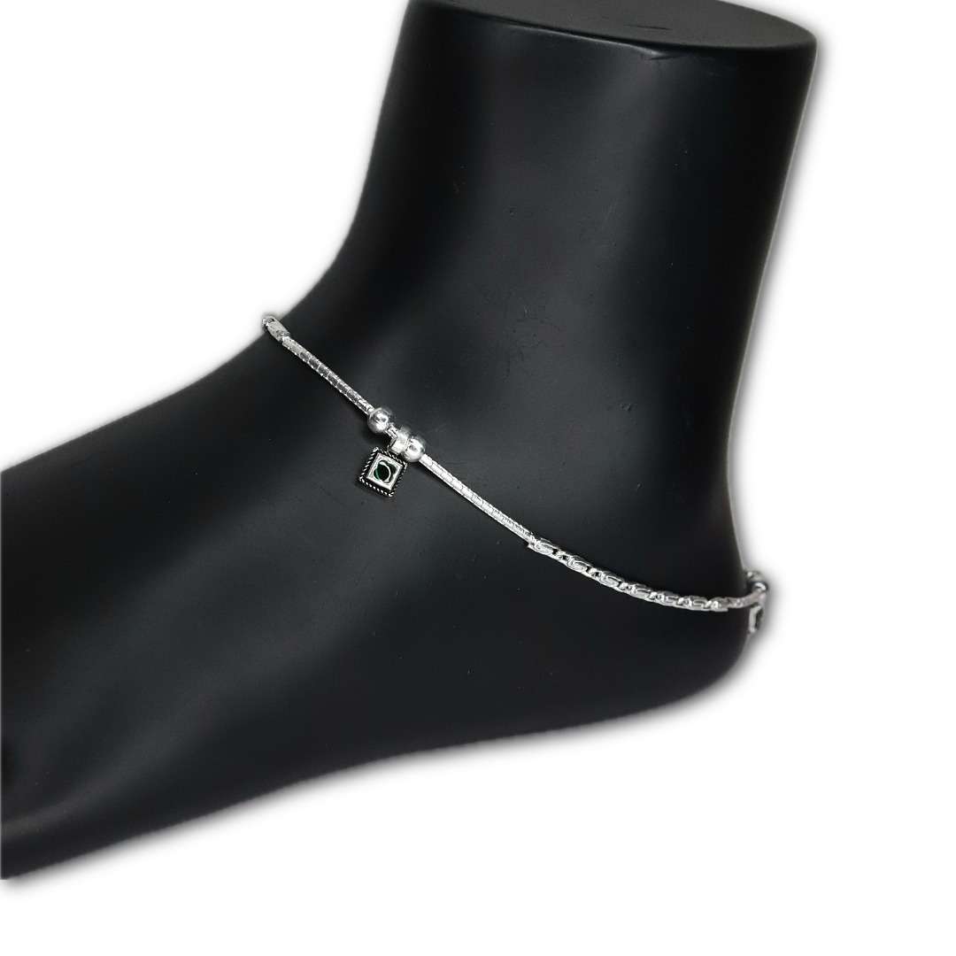 Womens Hanging Leg Chain, CODE (VSNCLC043), 925 Sterling silver. - Image 2