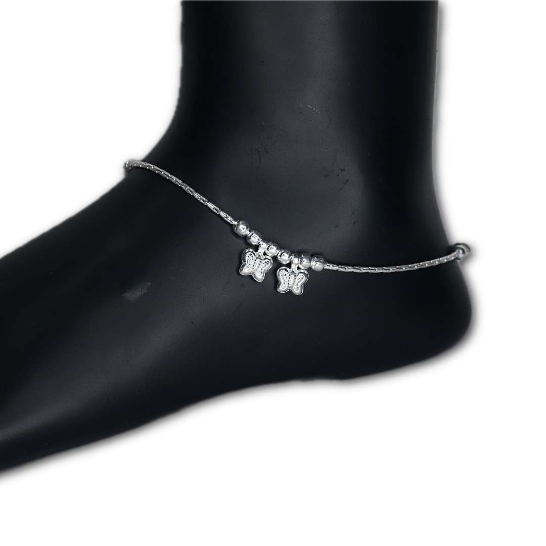 Womens Rope Leg Chain, CODE (VSNCLC042), 925 Sterling silver. - Image 2