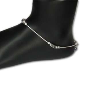 Womens Hanging Leg Chain, CODE (VSNCLC041), 925 Sterling silver.