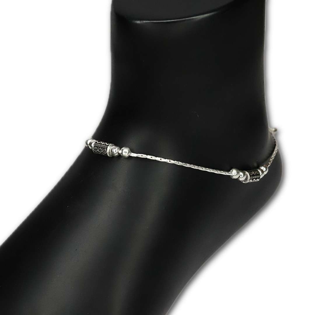 Womens Hanging Leg Chain, CODE (VSNCLC041), 925 Sterling silver. - Image 2