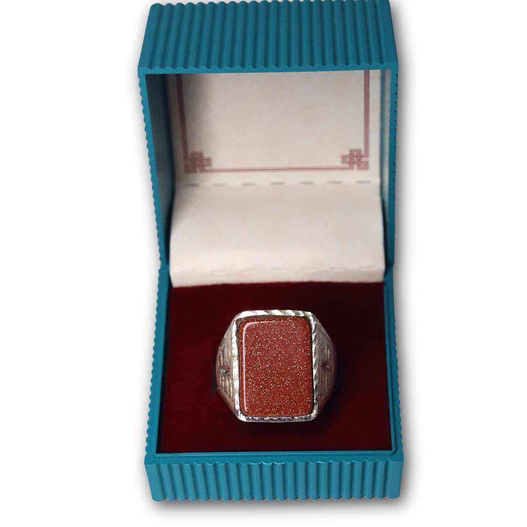 Cz Gem Stone Ring, (CODE : VSNCGSR015), Colour Red , Silver.
